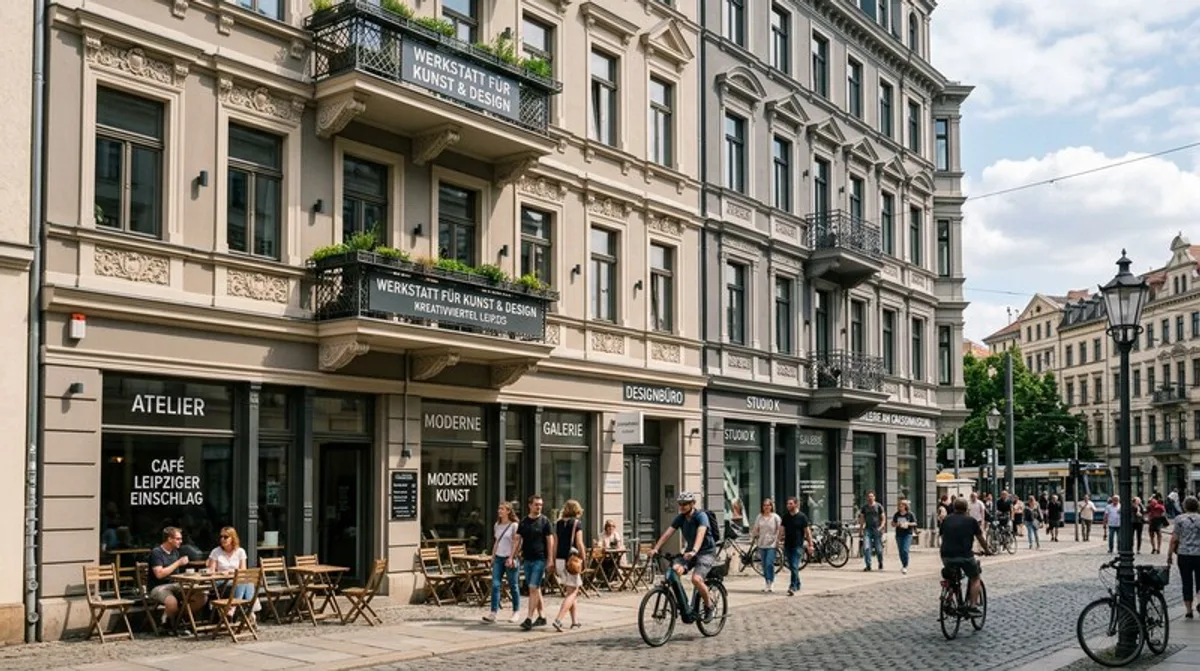 Leipzig Gruenderzeit Fassaden Kreativviertel Sanierung Sachsen