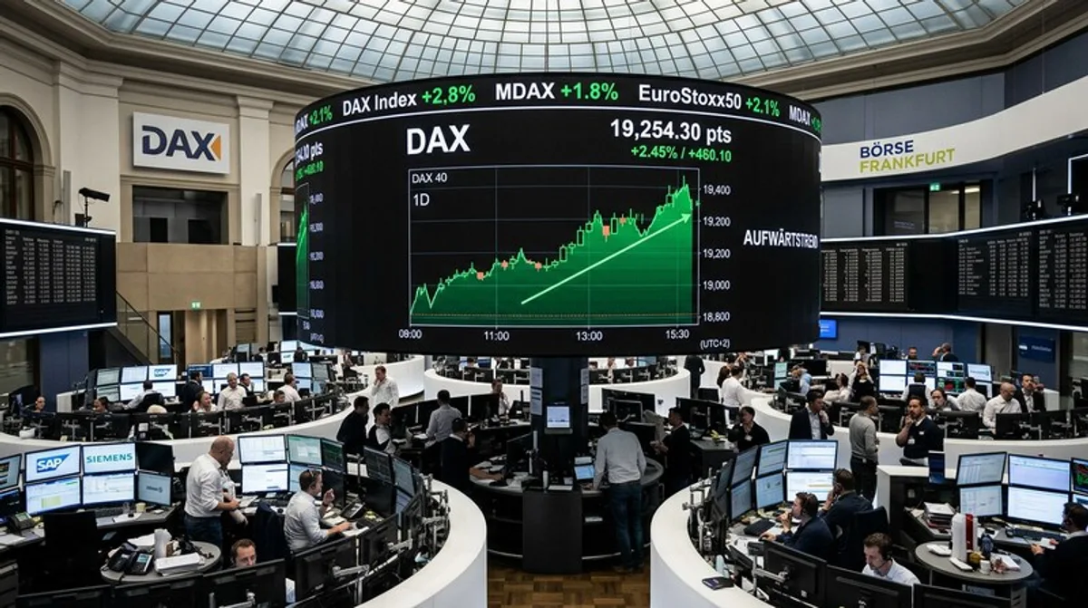 DAX auf Rekordhoch: 20.000 Punkte erstmals überschritten