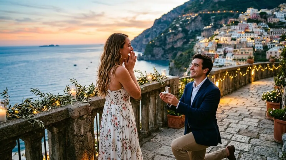 Dating Hochzeit Antrag Knieen Ring Ueberrascht Romantik