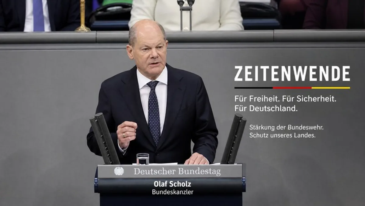 Olaf Scholz Gibt Zeitenwende Rede Im Bundestag 20220227