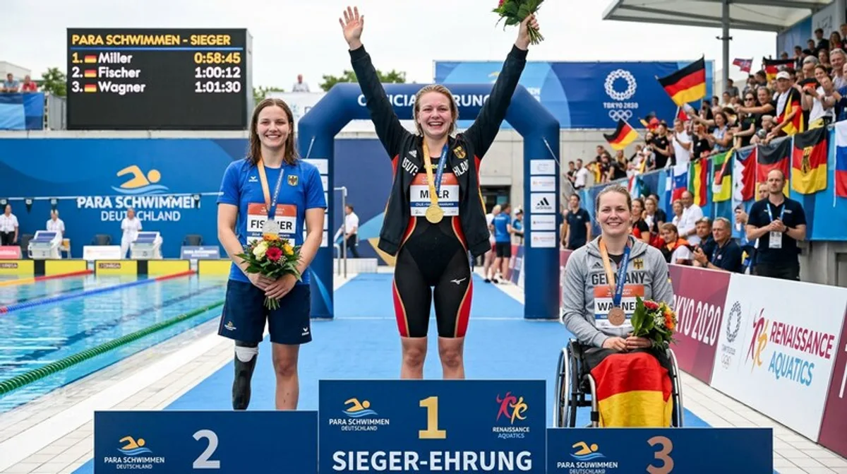 Deutschland Paralympics 63 Medaillen, 18 Gold