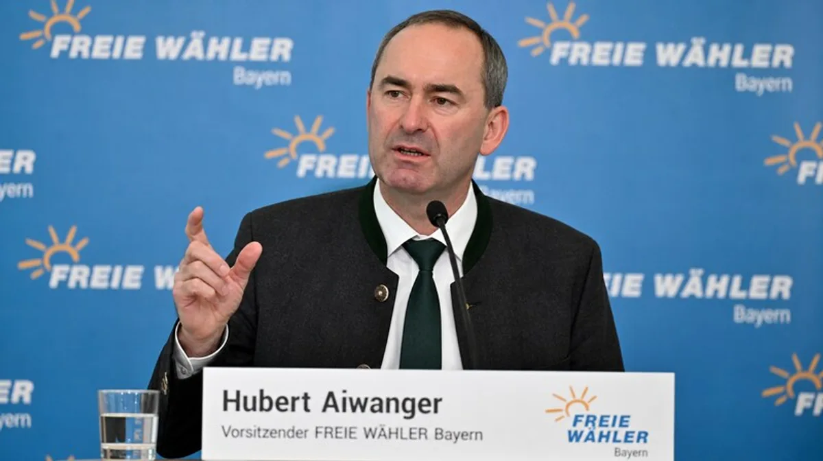 Politiker Hubert Aiwanger Parlament Politics Party
