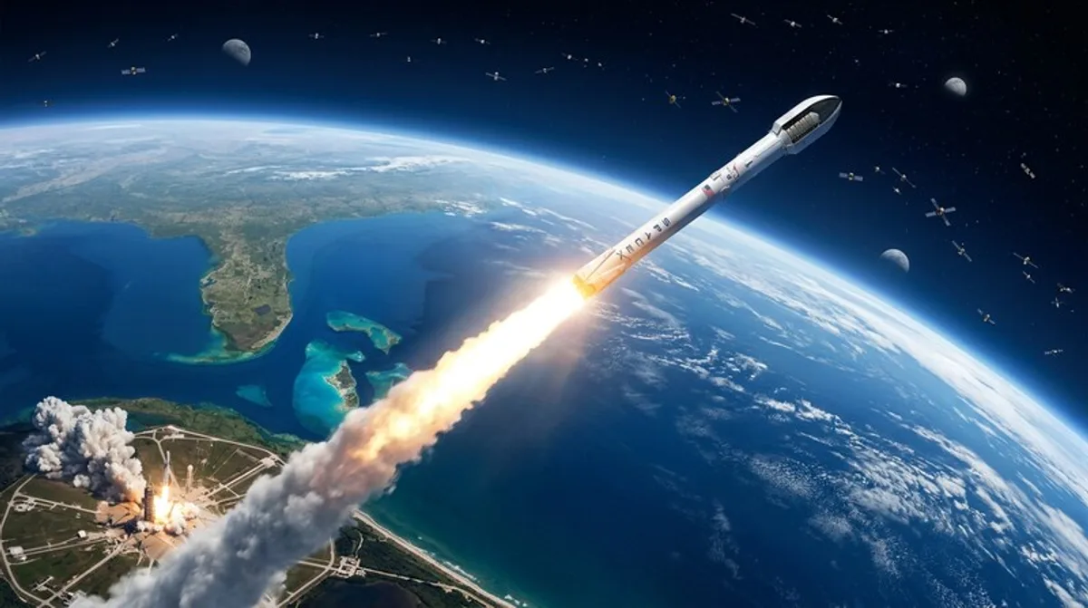 Tech Weltraum Rakete
