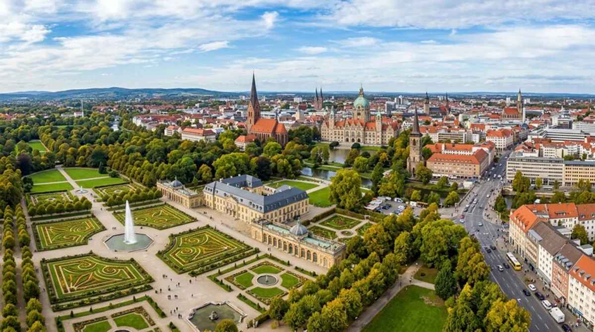 Hannover Herrenhaeuser Gaerten Innenstadt Niedersachsen