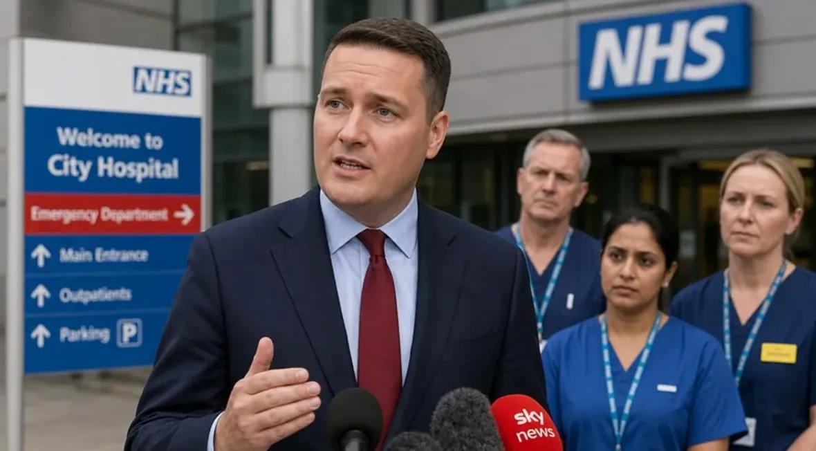 Wes Streeting Gesundheitsminister Nhs Krankenhausbesuch