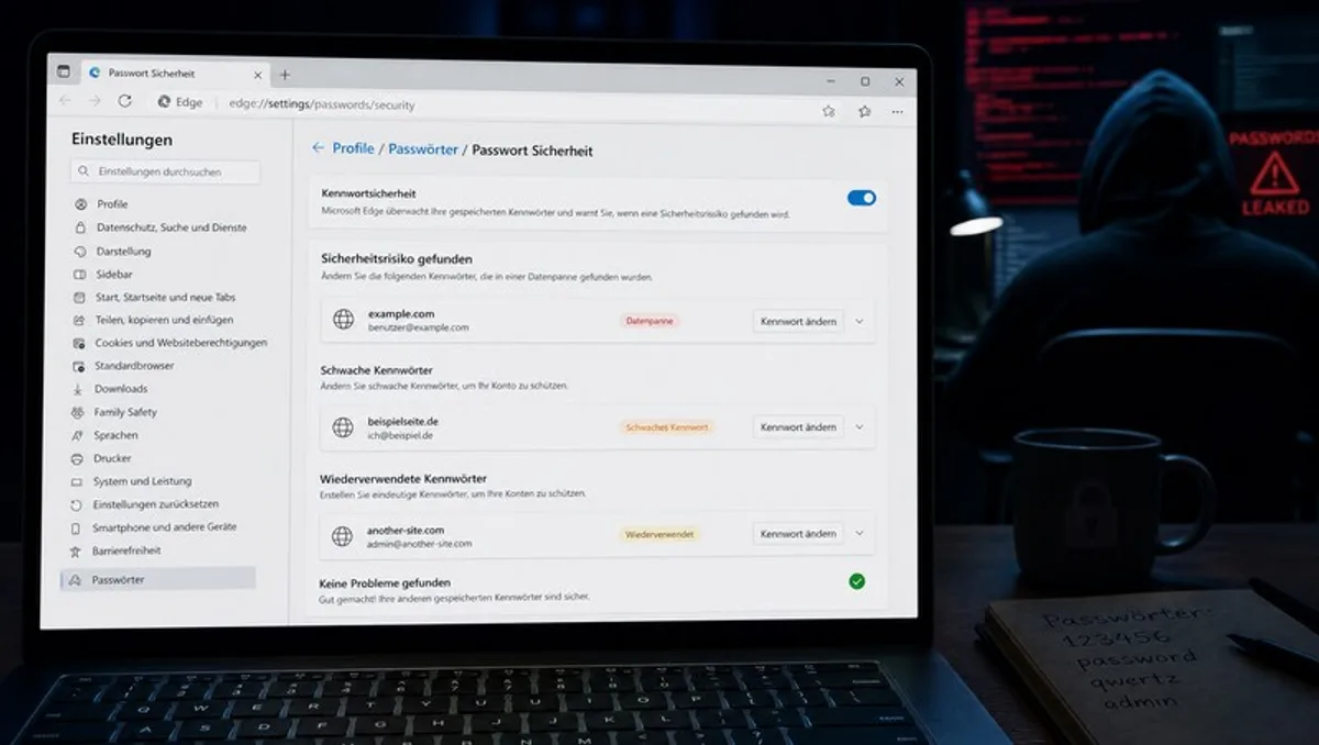 Microsoft Edge: Passwörter im Klartext auslesbar
