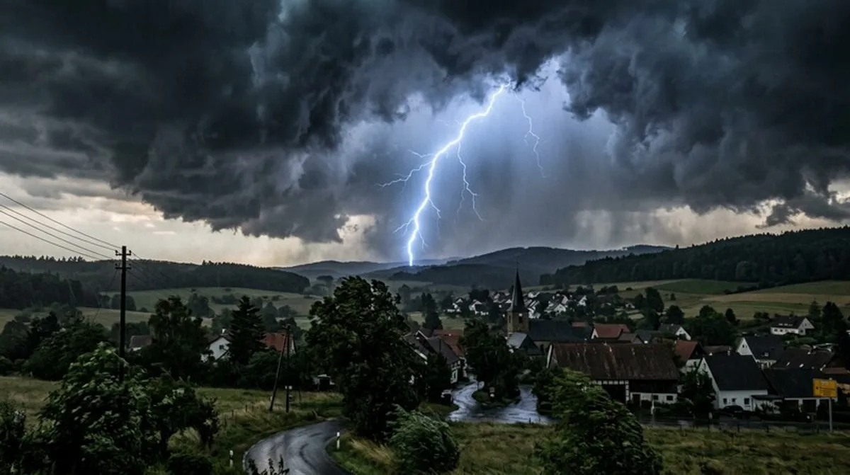 Heute drohen Starkregen, Hagel und Gewitter